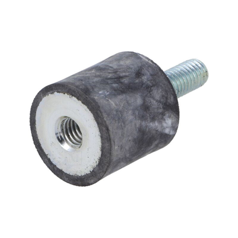 Atenuator de vibraţii; M6; Ø: 20mm; gumă; Lung: 20mm; H: 6mm; 265N