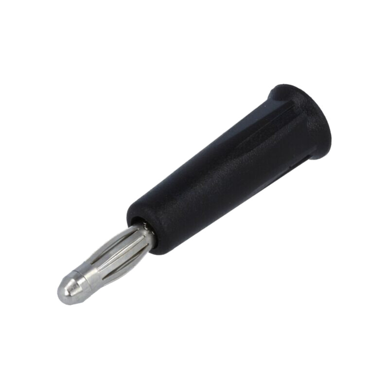 Conector: banană 4mm; mufă; 24A; 30VAC; 60VDC; neagră; neizolat Conector: banană 4mm; mufă; 24A; 30VAC; 60VDC; neagră; neizolat