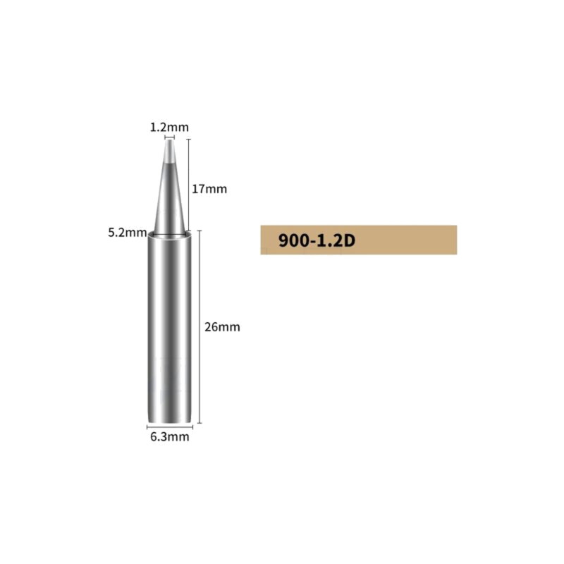 Vârf; tip şurubelniţă; 1,2mm; pentru staţie de lipit