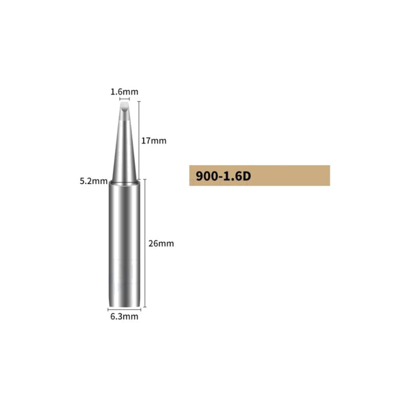 Vârf; tip şurubelniţă; 1,6mm; pentru staţie de lipit