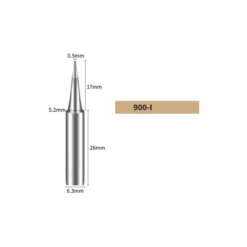 Vârf; conic; 0,5mm; pentru staţie de lipit