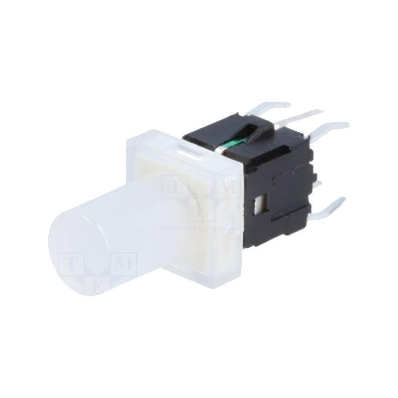 Comutator: tastatură; Poz: 2; SPST-NO; 0,05A/12VDC; incolor; LED