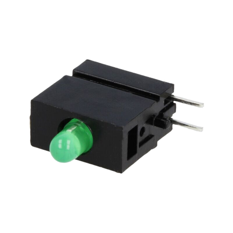 LED; în carcasă; 3mm; Nr.diode: 1; verde; 20mA; 40°; 10÷20mcd