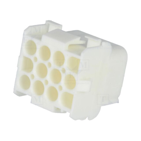 Conector: cablu-cablu; mufă/soclu; tată/mamă; 6,35mm; PIN: 12; 600V