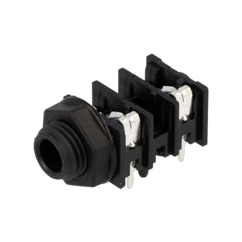 Conector: Jack 6,3mm; soclu; mamă; mono,cu întrerupător dublu Conector: Jack 6,3mm; soclu; mamă; mono,cu întrerupător dublu