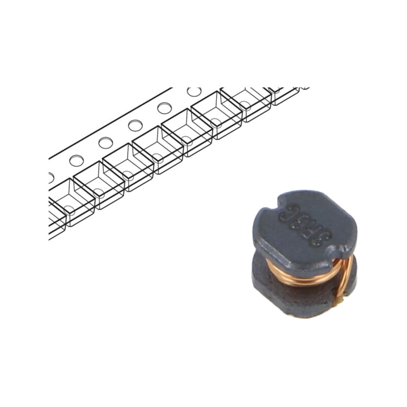 Inductor: fir; SMD; 3,3uH; 2,4A; 42mΩ; Ø5,8x4,5mm; -40÷85°C; 2400 Inductor: fir; SMD; 3,3uH; 2,4A; 42mΩ; Ø5,8x4,5mm; -40÷85°C; 2400