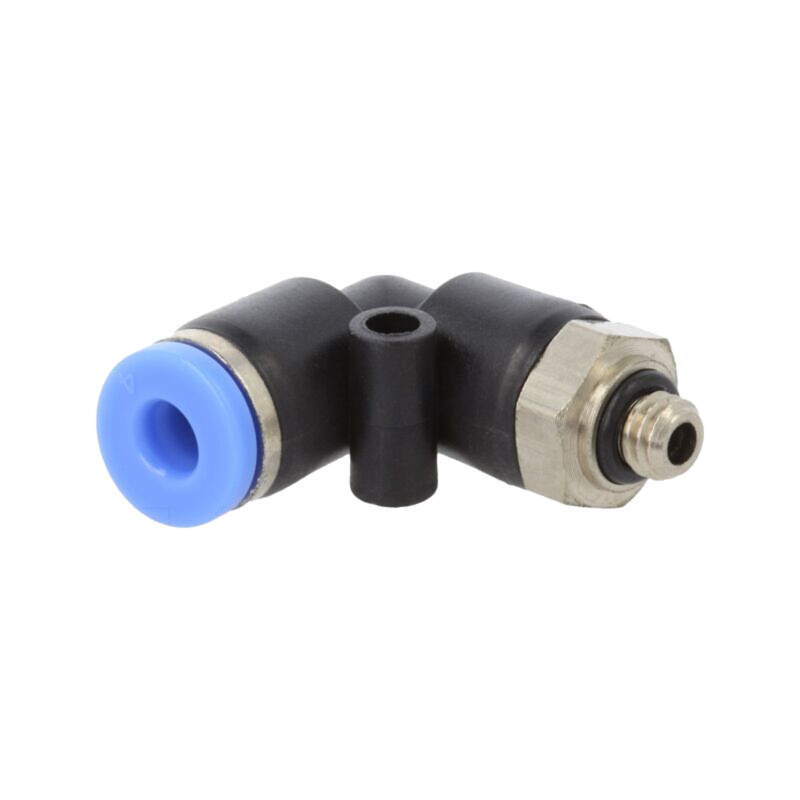 Racord push-in; în unghi; -0,95÷15bar; PBT; Filet: M5; BLUELINE Racord push-in; în unghi; -0,95÷15bar; PBT; Filet: M5; BLUELINE