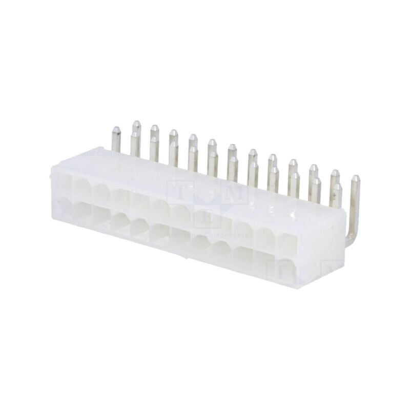 Conector: cablu-placă; soclu; tată; N42G; 4,2mm; PIN: 24; THT; 600V