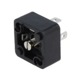 Conector: cu valvă; soclu; format C; 9,4mm; tată; PIN: 3; drept; 6A