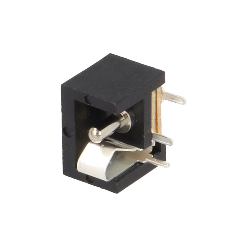 Conector: alimentare DC; soclu; tată; 5,5/2,1mm; pentru PCB; THT