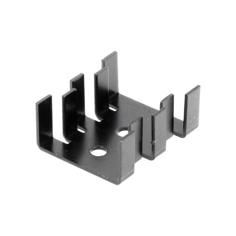 Radiator: presat; SOT32,TO220; neagră; L: 30mm; W: 25,4mm; H: 13mm Radiator: presat; SOT32,TO220; neagră; L: 30mm; W: 25,4mm; H: 13mm