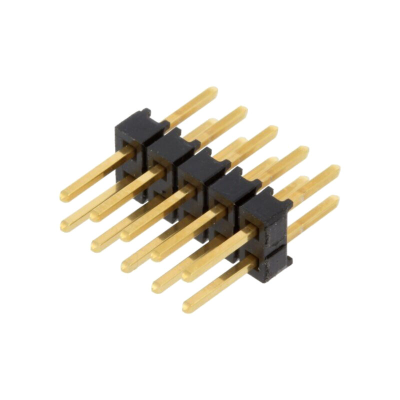Conector: şiruri pini; şir pini; tată; PIN: 10; drept; 2,54mm; THT