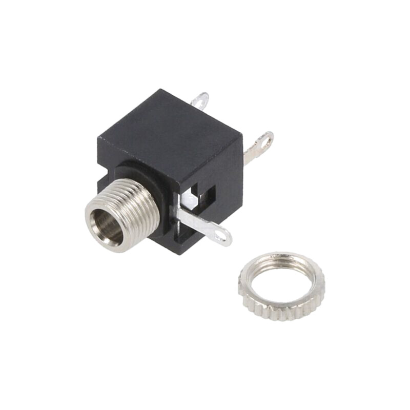 Conector: Jack 3,5mm; soclu; mamă; mono; piste: 2; lipire; cositorit