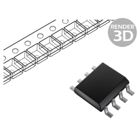IC: power switch; high-side; 0,5A; Ch: 2; N-Channel; SMD; SO8