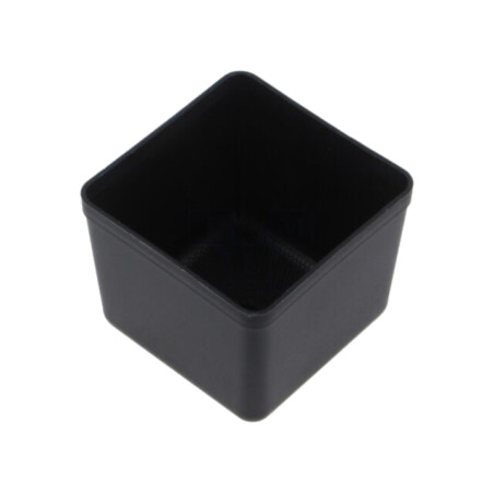Container: Cuvă; neagră; 55x55mm; 7buc; KBS55; UNITE BOX