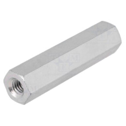 Piuliţă-distanţieră filetată; 65mm; Filet int: M8; hexagonală