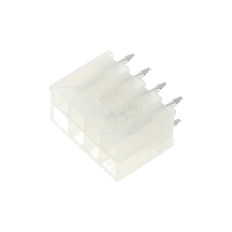 Conector: cablu-placă; soclu; tată; Mini-Fit Jr; 4,2mm; PIN: 8; THT Conector: cablu-placă; soclu; tată; Mini-Fit Jr; 4,2mm; PIN: 8; THT