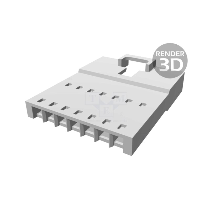 Conector: cablu-cablu; mufă; tată; SL; 2,54mm; PIN: 7; fără contacte Conector: cablu-cablu; mufă; tată; SL; 2,54mm; PIN: 7; fără contacte