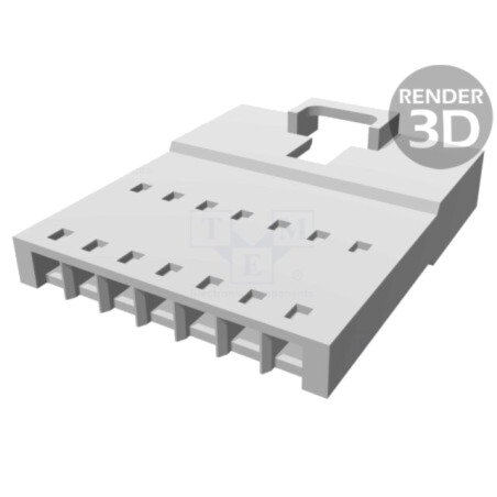 Conector: cablu-cablu; mufă; tată; SL; 2,54mm; PIN: 7; fără contacte