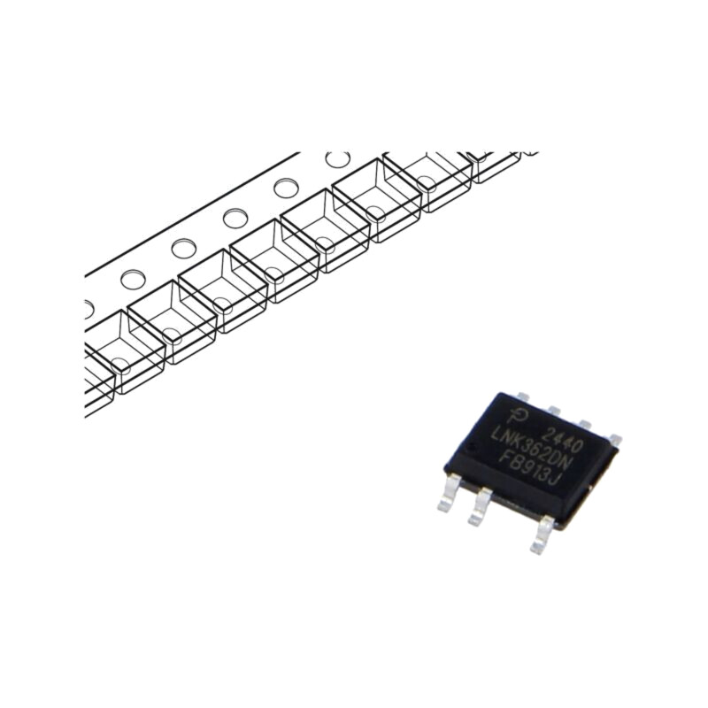 IC: PMIC; AC/DC switcher,controler SMPS; Uintr: 85÷265V; SO-8C IC: PMIC; AC/DC switcher,controler SMPS; Uintr: 85÷265V; SO-8C