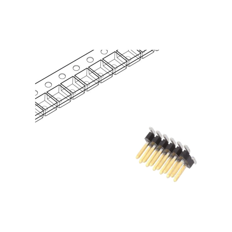 Conector: şiruri pini; şir pini; Minitek127®; tată; PIN: 12; 1,27mm Conector: şiruri pini; şir pini; Minitek127®; tată; PIN: 12; 1,27mm