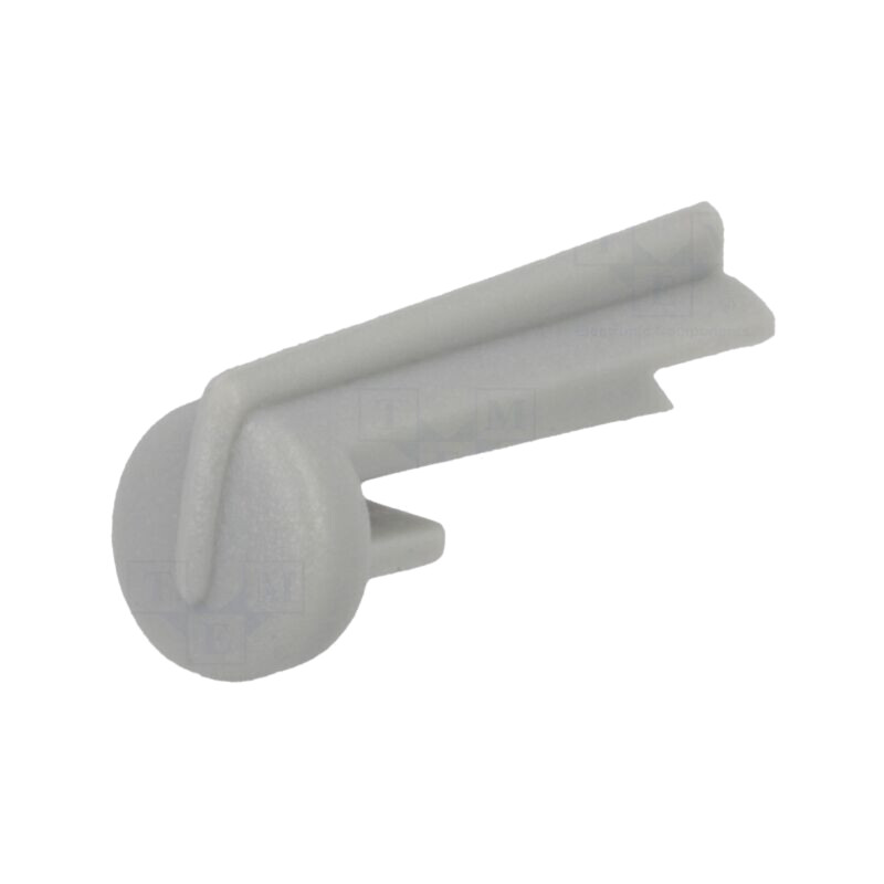 Indicator; plastic; gri; fixare prin apăsare; săgeată Indicator; plastic; gri; fixare prin apăsare; săgeată