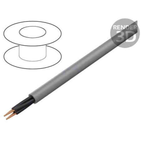 Cablu; ÖLFLEX® SMART 108; 3x0,75mm2; neecranat; 300V,500V; Cu