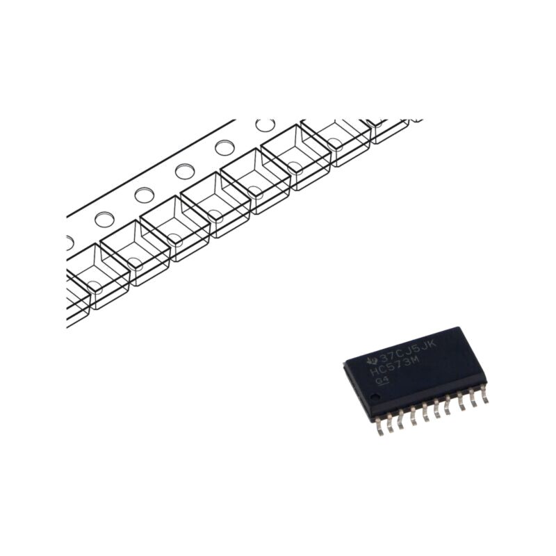 IC: digital; clichet transparent D; Ch: 8; 2÷6VDC; SMD; SO20-W; HC IC: digital; clichet transparent D; Ch: 8; 2÷6VDC; SMD; SO20-W; HC