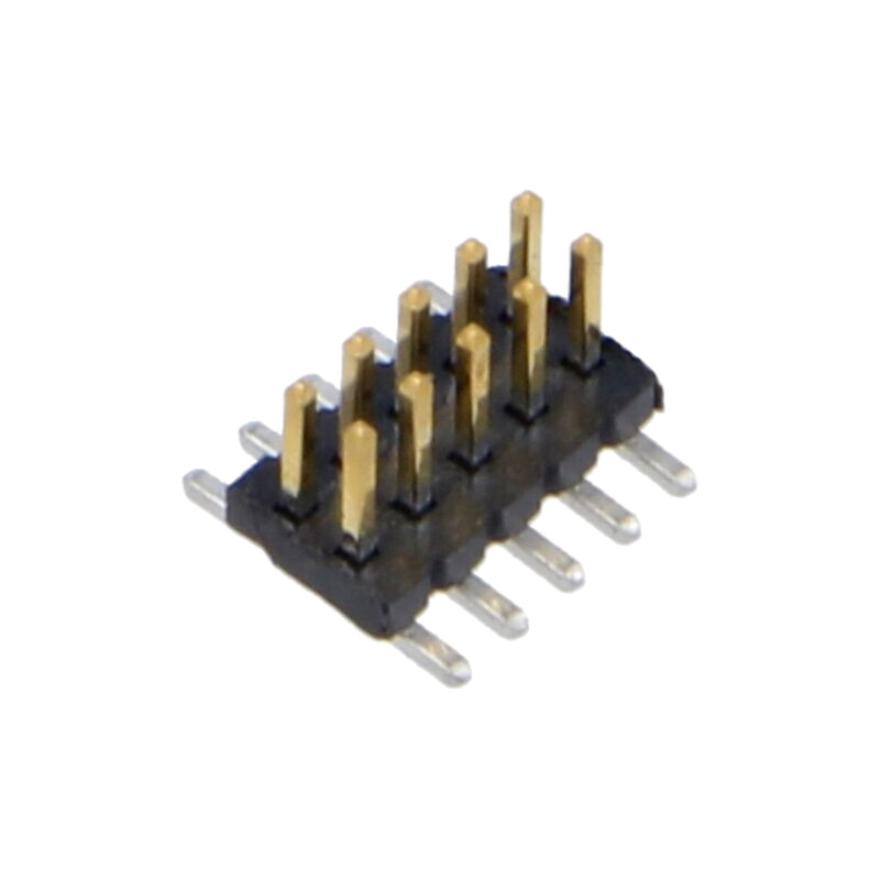 Conector: şiruri pini; tată; PIN: 10; 1,27mm; gold flash; SMT; soclu