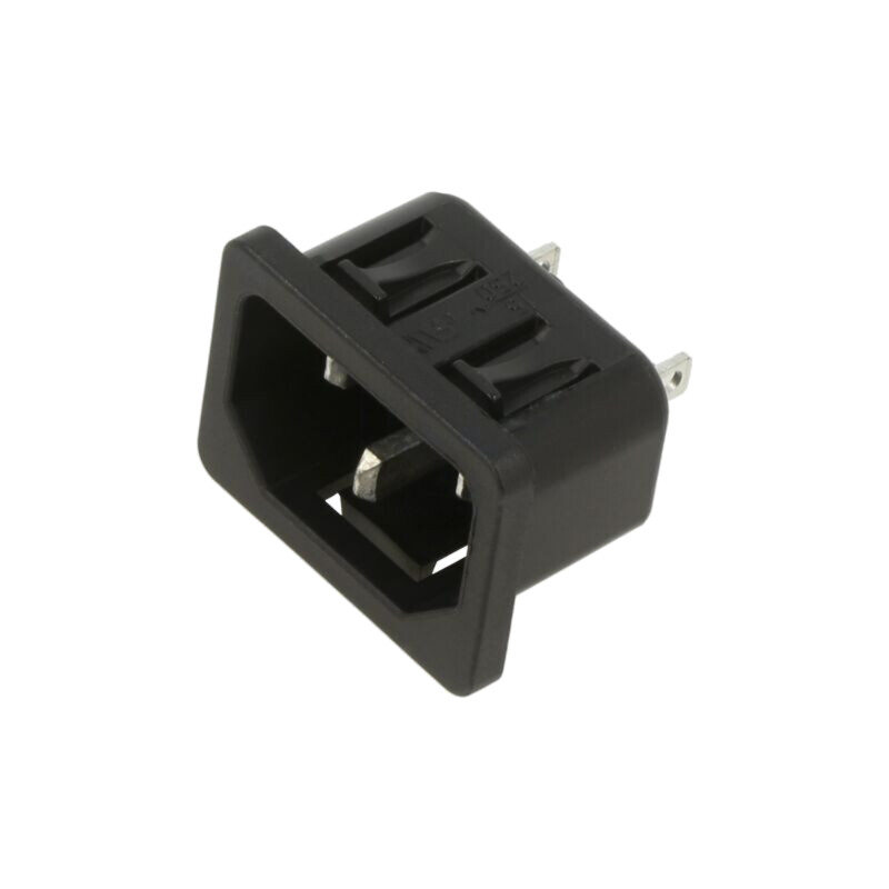 Conector: alimentare AC; soclu; tată; 10A; 250VAC; IEC 60320