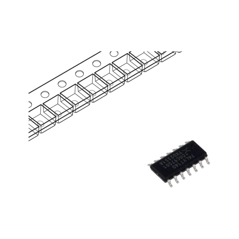 IC: digital; hex,invertor,circuit trigger Schmitt; NOT; Ch: 6