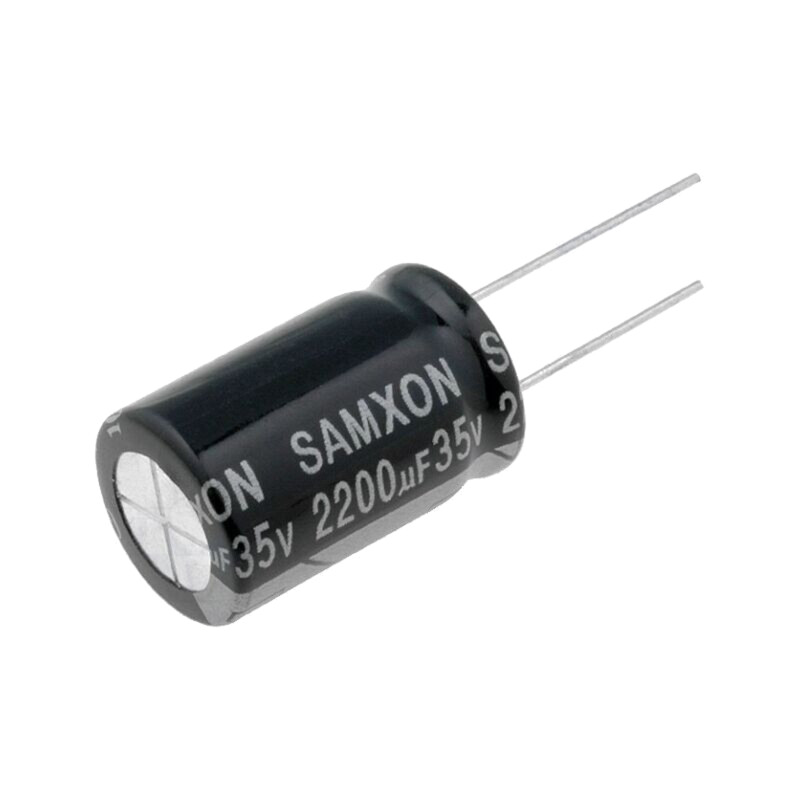 Condensator: electrolitic; low ESR; THT; 2200uF; 35VDC; Ø16x25mm
