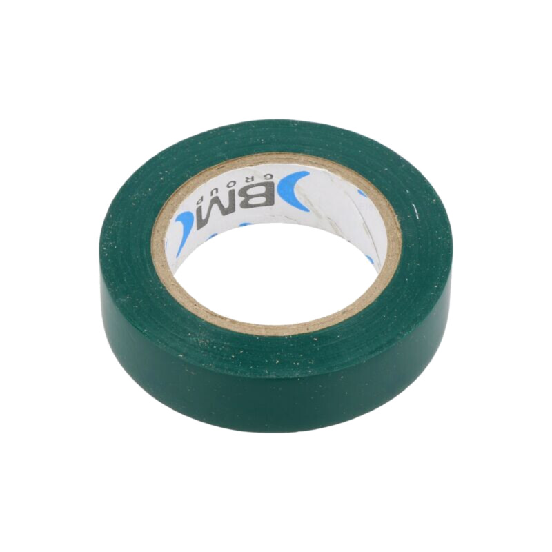 Bandă: electroizolantă; W: 15mm; L: 10m; Thk: 0,15mm; verde; 0÷90°C