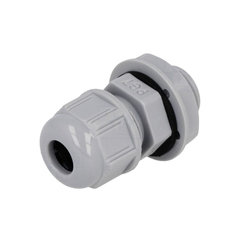 Garnitură de etanşare; PG7; IP68; poliamidă; gri închis; UL94V-2