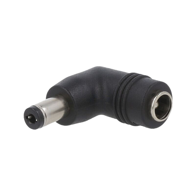 Adaptor; Ştecher: în unghi; Intr: 5,5/2,1; Ieşire: 5,5/2,1