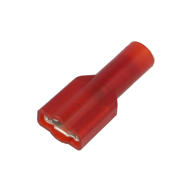 Terminal: plat; 6,4mm; 0,8mm; mamă; crimpat; pe cablu; izolată