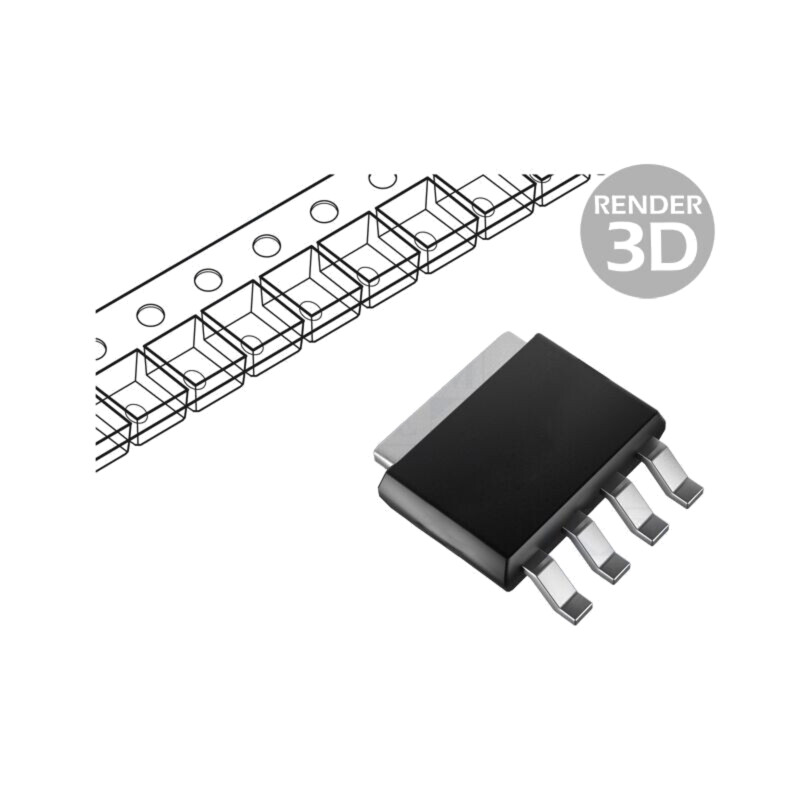 Tranzistor: N-MOSFET; unipolar; 25V; 100A; Idm: 1133A; 179W