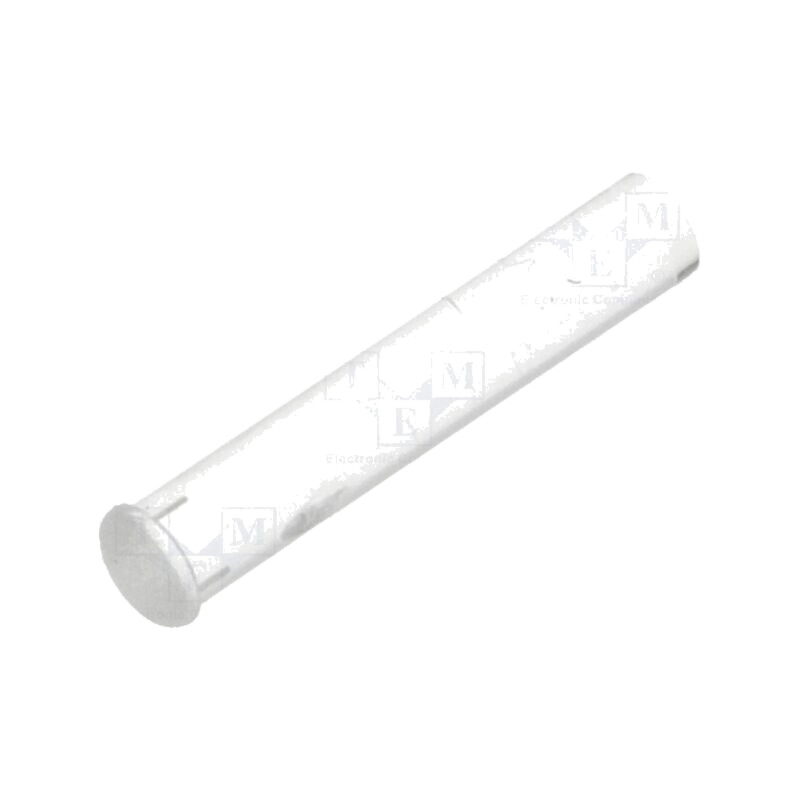 Tub pentru LED-uri; Ø3mm; Lung: 15,9mm; rotund; drept