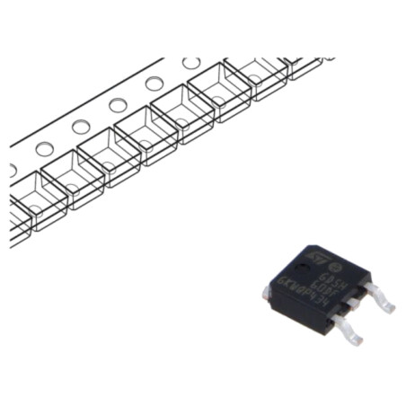 Tranzistor: IGBT; 600V; 5A; 83W; DPAK