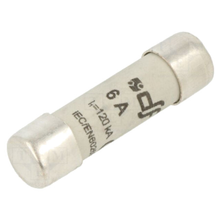 Siguranţă: siguranţă; gG; 6A; 500VAC; 250VDC; 10,3x38mm