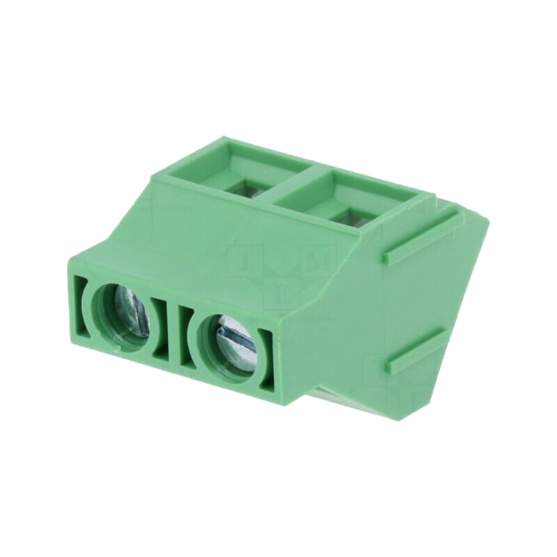 Regletă de conexiuni pt.PCB; în unghi; 9,52mm; piste: 2; 4mm2