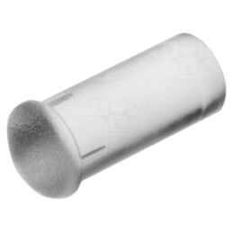 Tub pentru LED-uri; Ø3mm; Lung: 6,4mm; rotund; drept