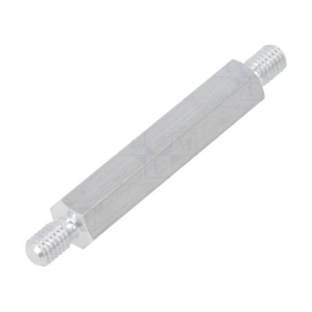Piuliţă-distanţieră filetată; 40mm; Filet ext: M5; hexagonală