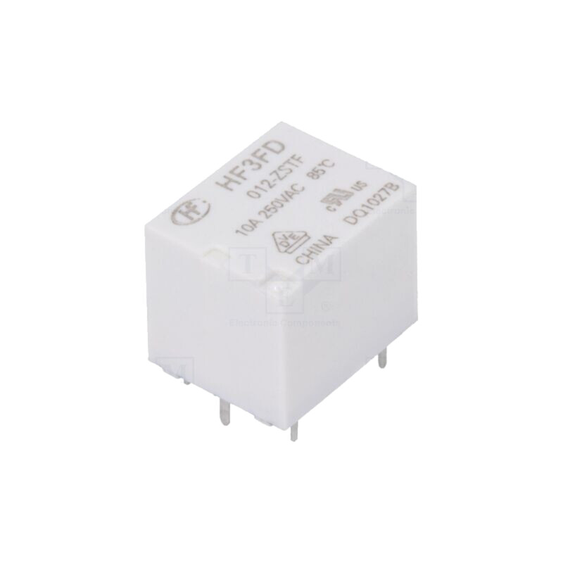 Releu: electromagnetic; SPDT; Ubobină: 12VDC; 10A; 10A/250VAC; PCB