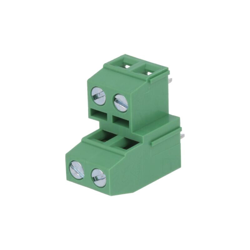 Regletă de conexiuni pt.PCB; în unghi 90°; 5,08mm; piste: 4; 15A
