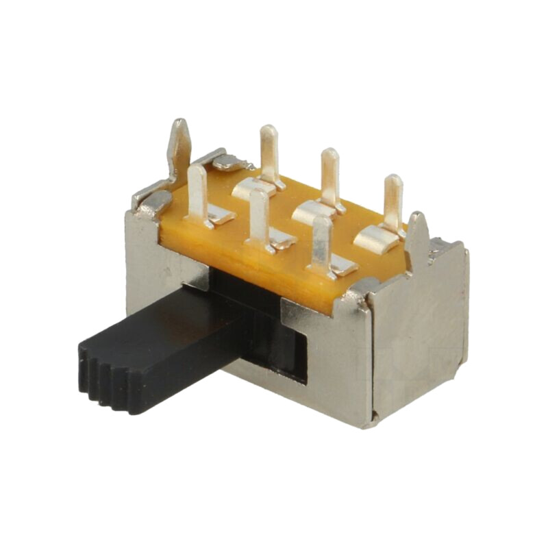 Comutator: glisant; Poz: 2; DPDT; 1A/125VDC; ON-ON; THT; -20÷60°C Comutator: glisant; Poz: 2; DPDT; 1A/125VDC; ON-ON; THT; -20÷60°C