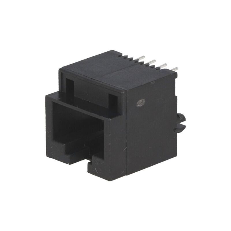 Conector: RJ45; soclu; PIN: 8; cu salt; aurit; Dispunere: 8p8c; THT