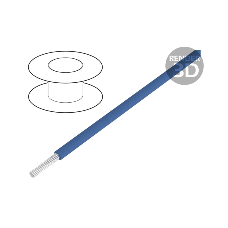 Cablu; ÖLFLEX® HEAT 180 SiF A; 1x0,75mm2; litat; Cu; silicon