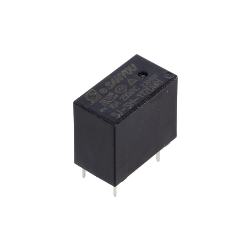 Releu: electromagnetic; SPST-NO; Ubobină: 12VDC; 10A/250VAC; THT