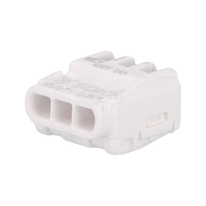 Cu eliberare rapidă; SDKF; bornă cu arc; 0,2÷2,5mm2; 300V; 24A Cu eliberare rapidă; SDKF; bornă cu arc; 0,2÷2,5mm2; 300V; 24A